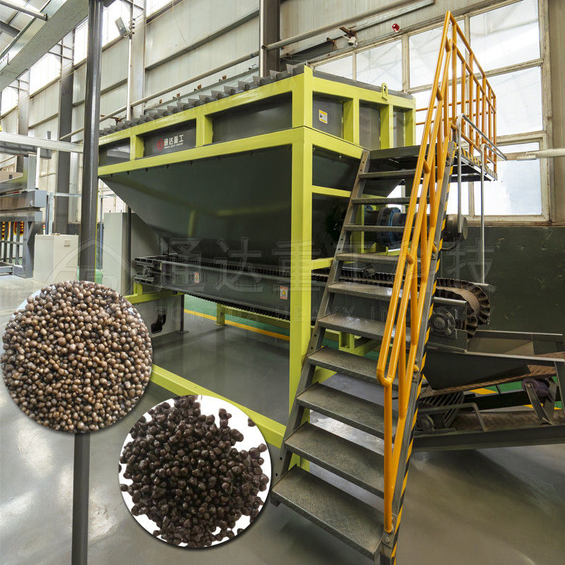 5- 8 Tonnen / h Düngemittel Produktionslinie Dünger organische Rohstoffe Gabelstapler Futterbehälter