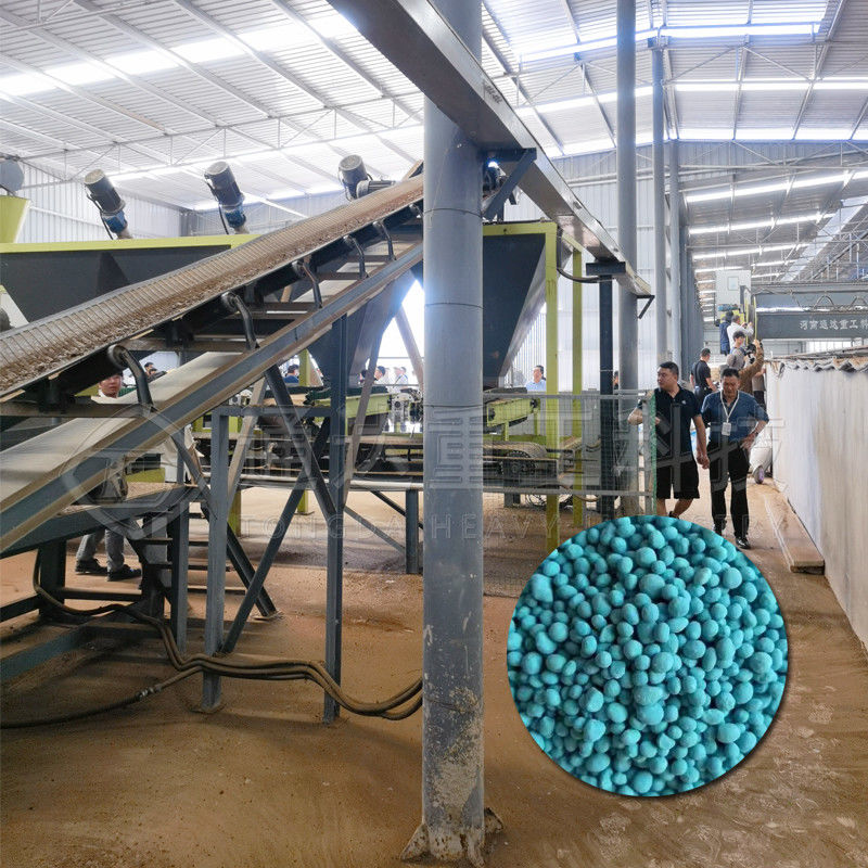 1-10 t/h Düngemittel Drehtrommelmaschine Kuhdünger organische Düngemittel Produktionslinie Ausrüstung