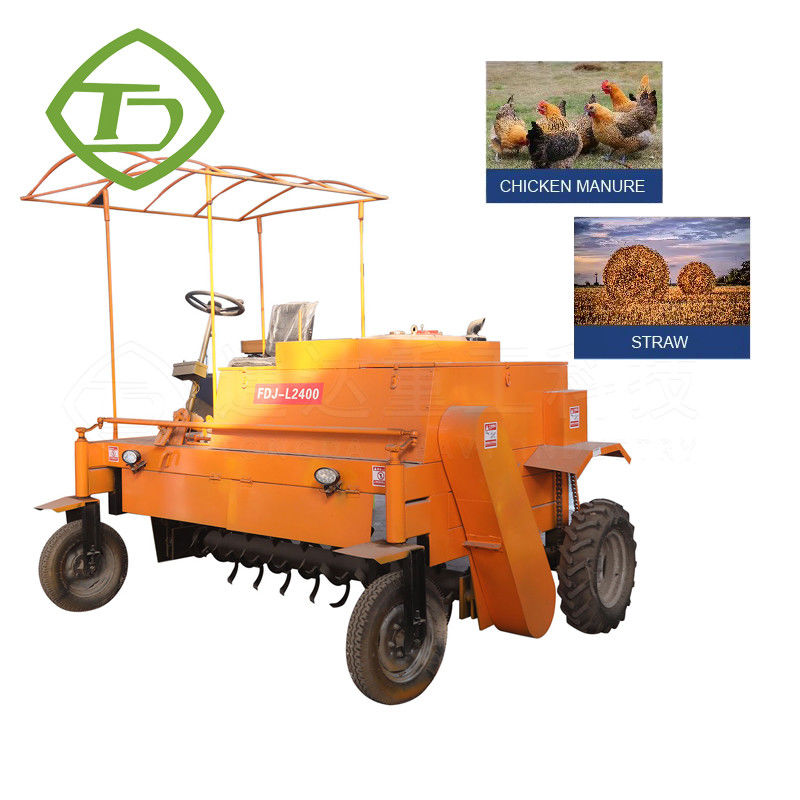 Dieselmotor Kompost Fermentation Turner organische Düngemittel Kompost Turner Bewegt Kompost Turner Maschine